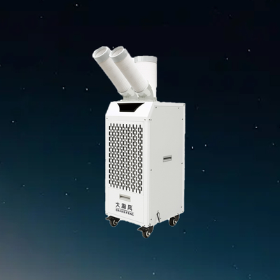 Bom preço. 2Refrigerador de ar móvel de 7 kW com depósito de água de 6 litros e fluxo de ar de 400 m3/h Em linha