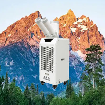 Bom preço. Ar Condicionado Portátil Economizador de Energia com 2,7 KW de Potência de Refrigeração, 400 m³/h de Fluxo de Ar e Ventilas Rotativas 360° Em linha